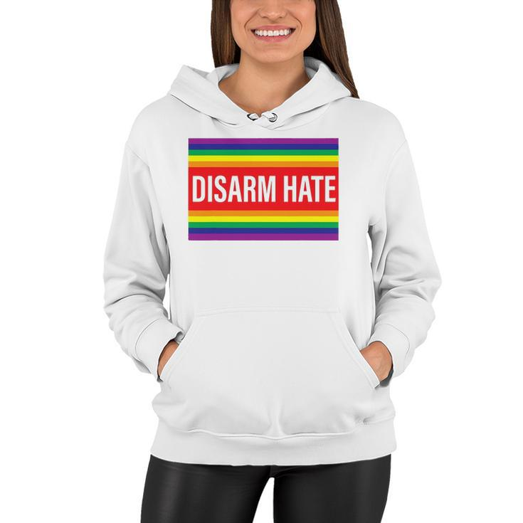 Disarm Hate Lgbtq Pride Protect Trans Students Not Afraid Women Hoodie