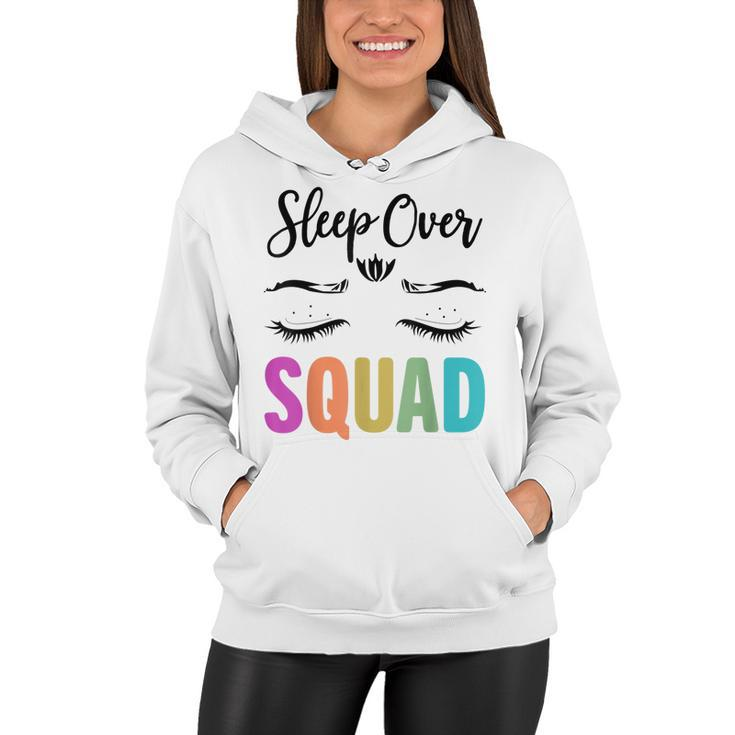 Funny Sleepover Squad Pajama Great For Slumber Party  V2 Women Hoodie