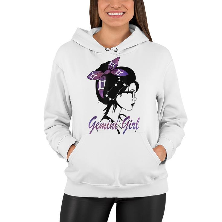 Gemini Girl Birthday Gemini Woman Zodiac Sign  Women Hoodie