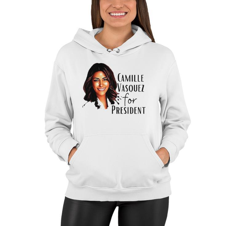 Johnny Depps Lawyer Camille Vazquez For President Women Hoodie