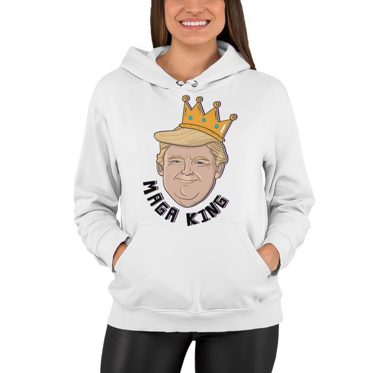 Maga King Donald Trump Meme Women Hoodie