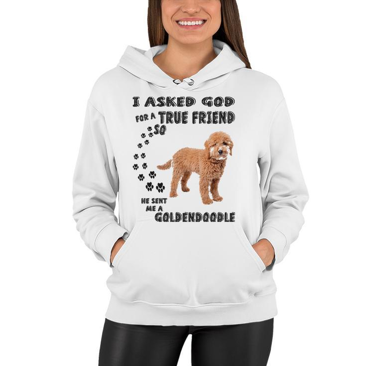 Mini Goldendoodle Quote Mom Doodle Dad Art Cute Groodle Dog Women Hoodie
