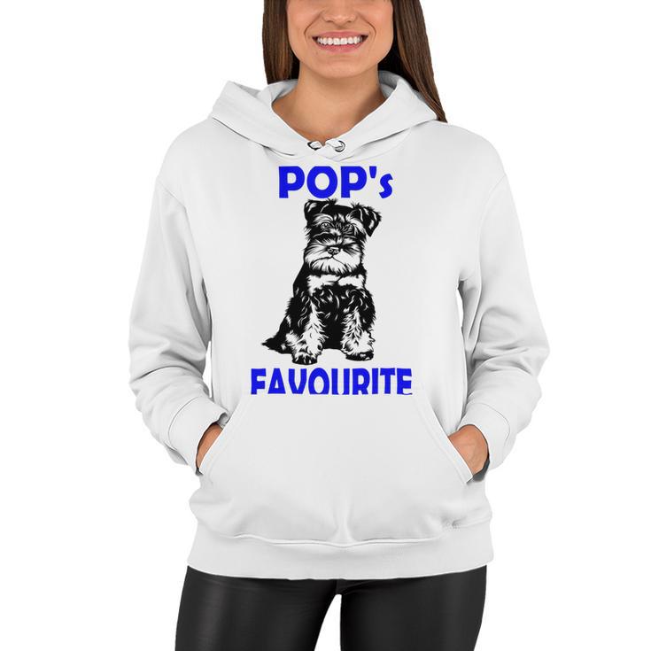 Miniature Schnauzer At Home Pops Favourite Multi Tasking Dog Women Hoodie