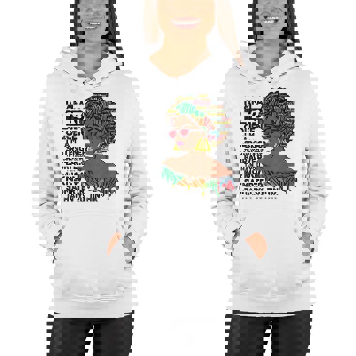 Proud Afro Leo Queen July August Birthday Leo Zodiac Sign Women Hoodie