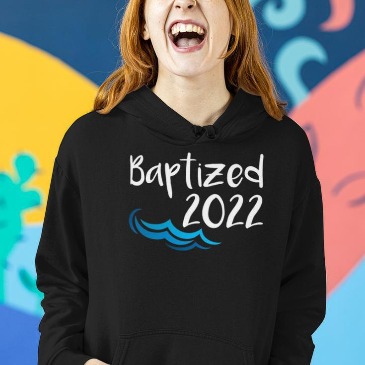 2022 Baptized Water Baptism Christian Catholic Church Faith Women Hoodie Gifts for Her