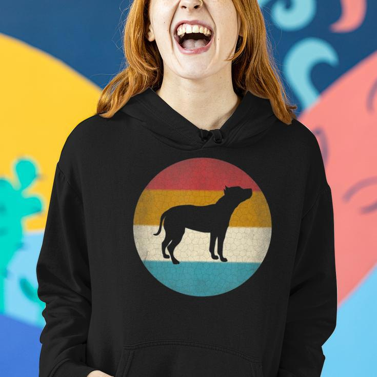 American Staffordshire Terrier Dog Vintage Retro Amstaff Women Hoodie Gifts for Her