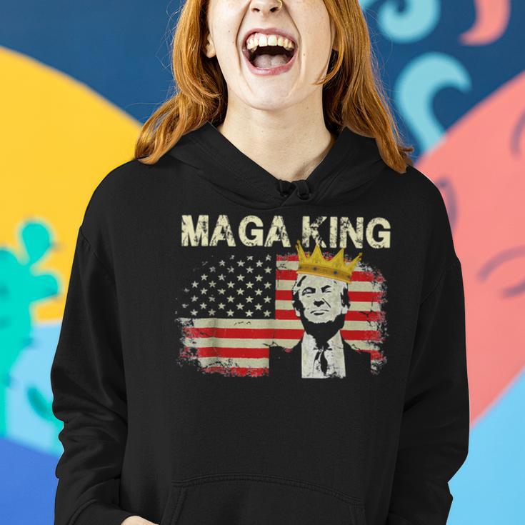 Anti Joe Biden Ultra Maga The Return Of The Great Maga King V2 Women Hoodie Gifts for Her