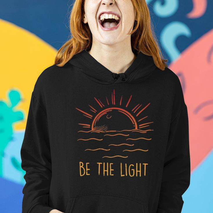 Be The Light - Let Your Light Shine - Waves Sun Christian Women Hoodie Gifts for Her