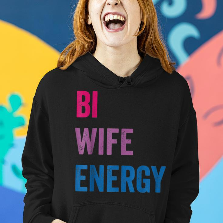 Bi Wife Energy Lgbtq Support Lgbt Lover Wife Lover Respect Women Hoodie Gifts for Her