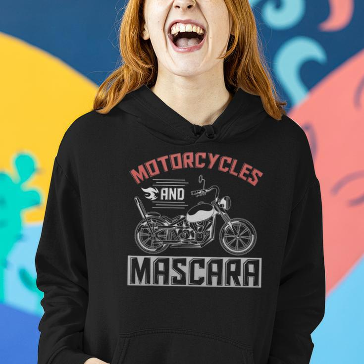 Bike Rider Women Motorcycle Biker Mascara Biking Biker Women Hoodie Gifts for Her