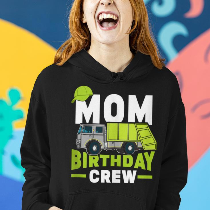 Birthday Party Mom Birthday Crew Garbage Truck Women Hoodie Gifts for Her