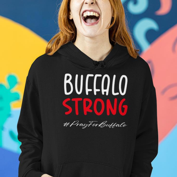 Buffalo Strong Quote Pray For Buffalo Cool Buffalo Strong Women Hoodie Gifts for Her