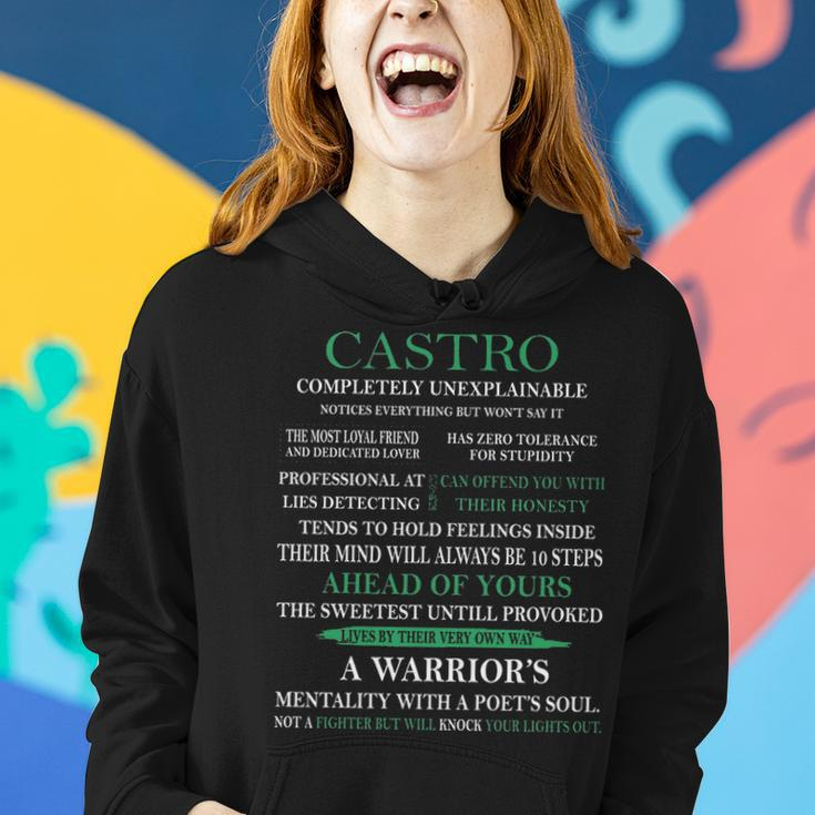 Castro Name Gift Castro Completely Unexplainable Women Hoodie Gifts for Her
