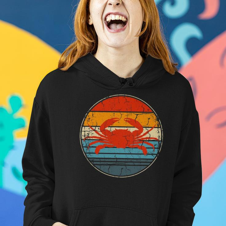Crab Love Vintage Crabs Crabbing Gifts Seafood Lover Crab Women Hoodie Gifts for Her