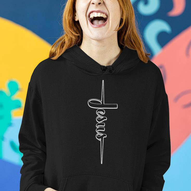Faith Cross Jesus Believer Christian Women Hoodie Gifts for Her