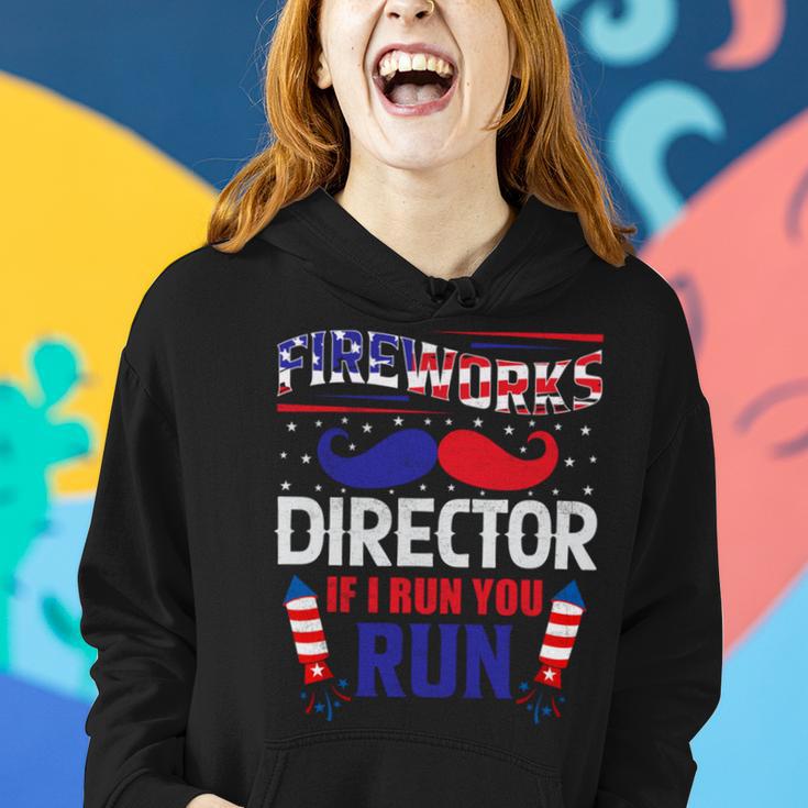 Fireworks Director If I Run You Run Women Hoodie Gifts for Her