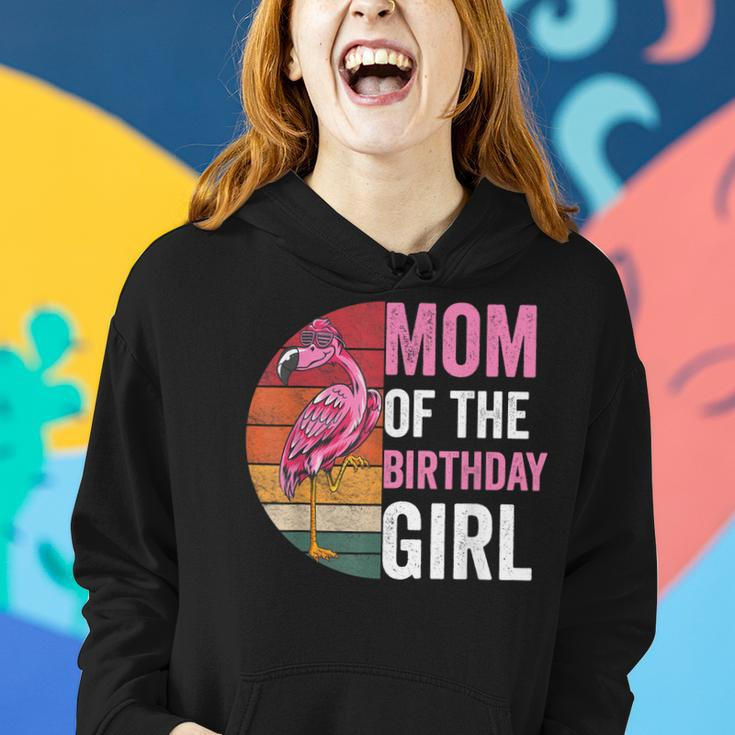 Flamingo Mom Of The Birthday Girl Matching Birthday Outfit Women Hoodie Gifts for Her