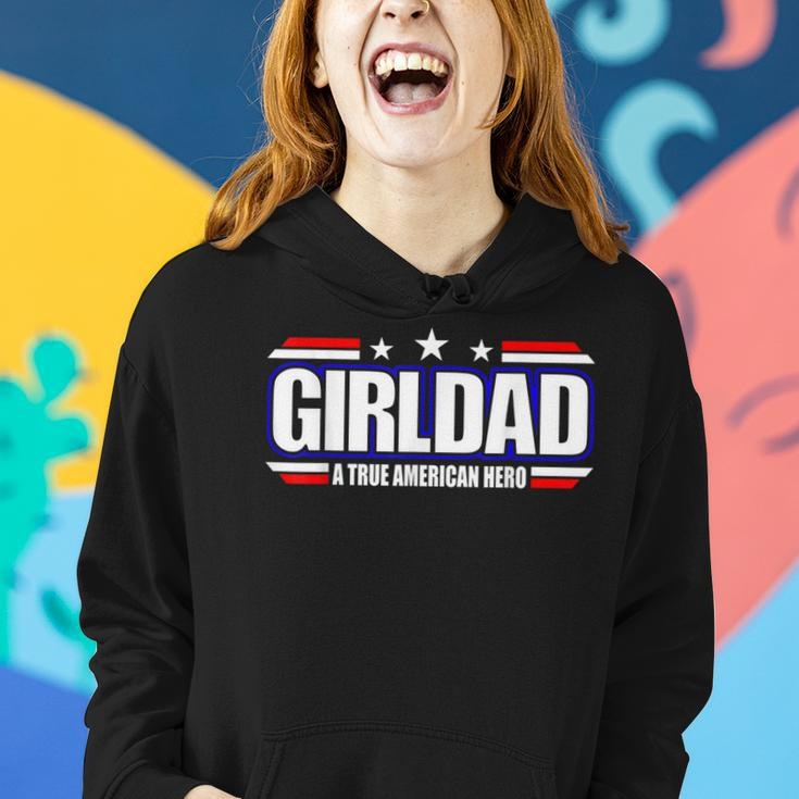 Girl Dad Father Day From Wife Daughter Baby Girl 4Th Of July Women Hoodie Gifts for Her