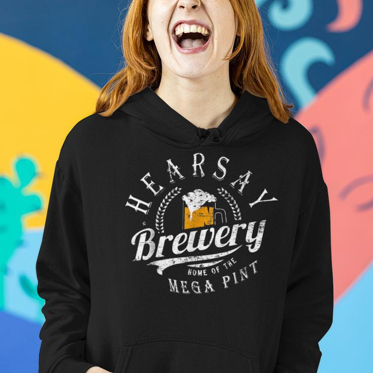 Hearsay Brewing Co Home Of The Mega Pint That’S Hearsay V2 Women Hoodie Gifts for Her