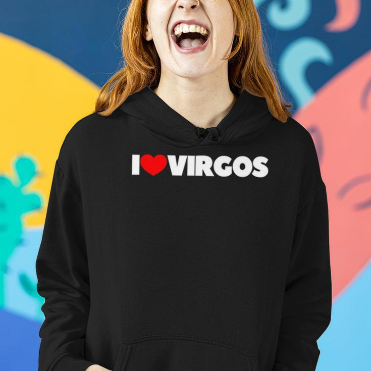 I Love Virgos I Heart Virgos Women Hoodie Gifts for Her