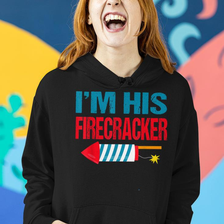 Im His Firecracker His And Hers 4Th Of July Matching Couple Women Hoodie Gifts for Her