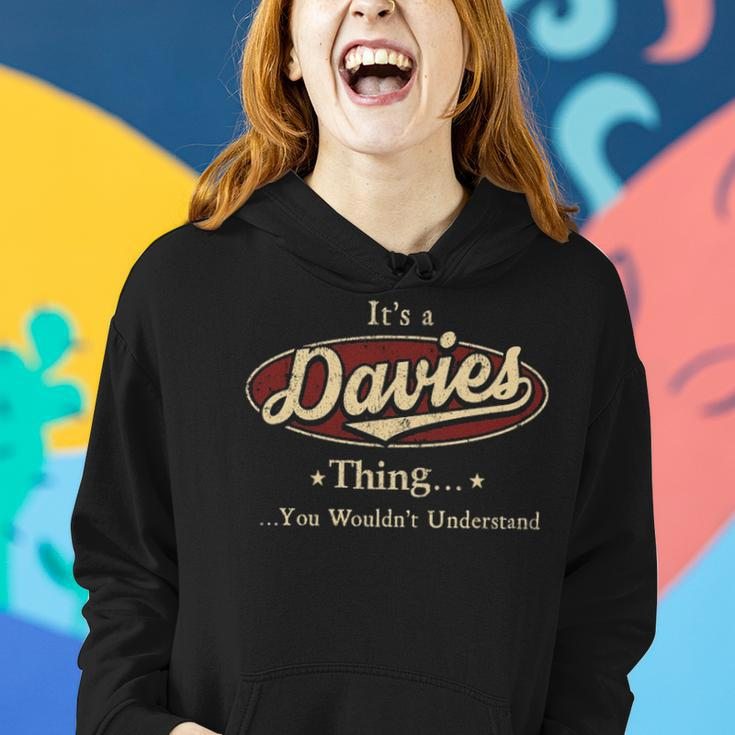 Its A Davies Thing You Wouldnt Understand Shirt Personalized Name GiftsShirt Shirts With Name Printed Davies Women Hoodie Gifts for Her