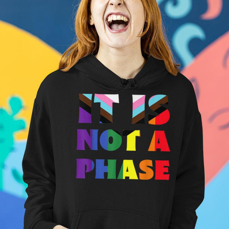 Its Not A Phase Lgbtqia Rainbow Flag Gay Pride Ally Women Hoodie Gifts for Her