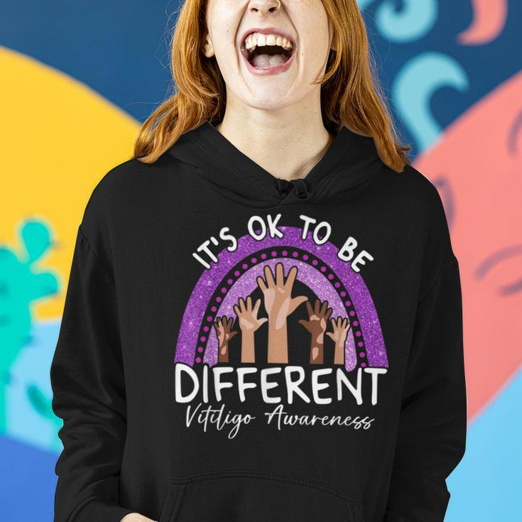 Its Ok To Be Different Vitiligo Awareness Women Hoodie Gifts for Her