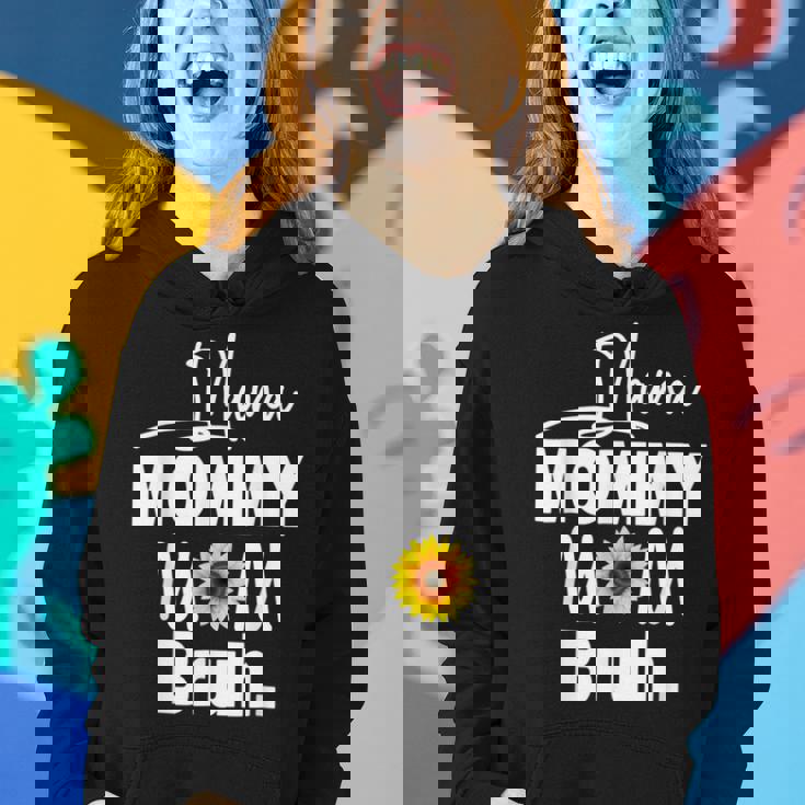 Mama Mommy Mom Bruh Sunflower Mommy And Me Boy Girl Mom Life Women Hoodie Gifts for Her
