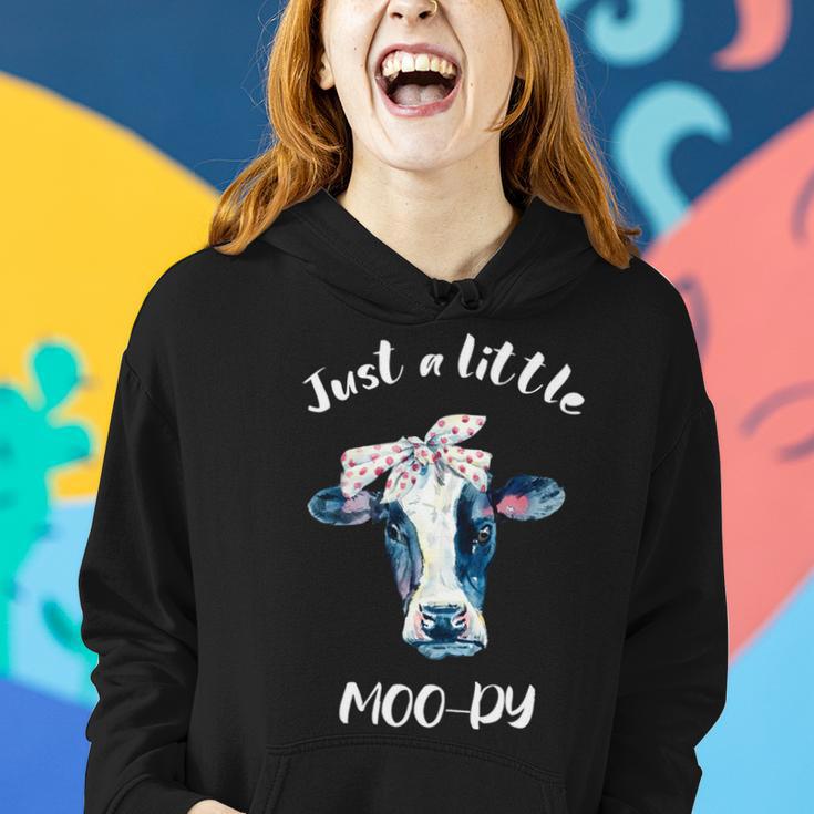 Moody Cow Lovers Farm Clothes Cowgirl Women Hoodie Gifts for Her