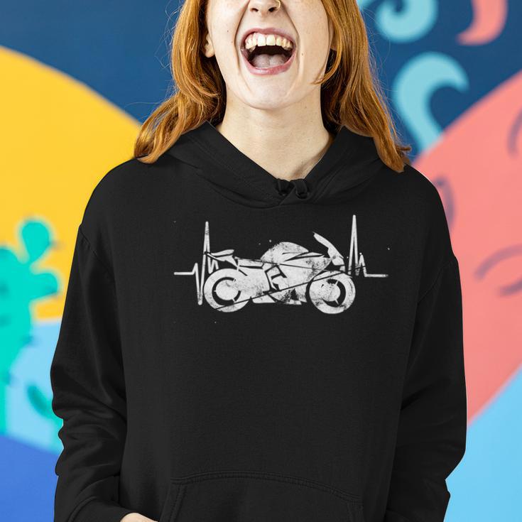 Motorcycle Heartbeat Dreaming Racing 496 Shirt Women Hoodie Gifts for Her