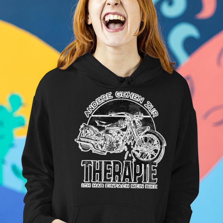 Motorcycles Therapy Ich Hab Einfach 462 Shirt Women Hoodie Gifts for Her