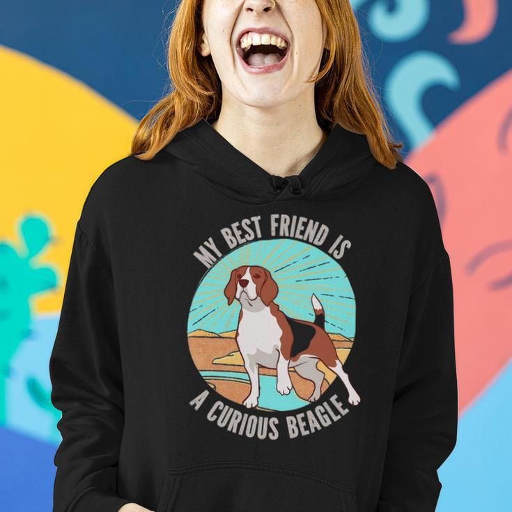 My Best Friend Is A Curious Beagle Gift For Women Men Kids Women Hoodie Gifts for Her