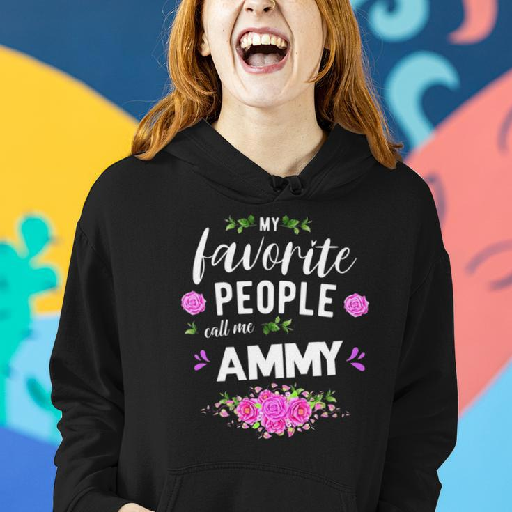 My Favorite People Call Me Ammy Grandma Women Hoodie Gifts for Her