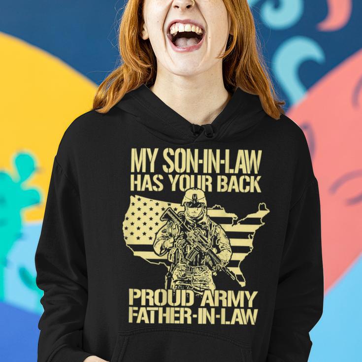 My Soninlaw Has Your Back Proud Army 688 Shirt Women Hoodie Gifts for Her