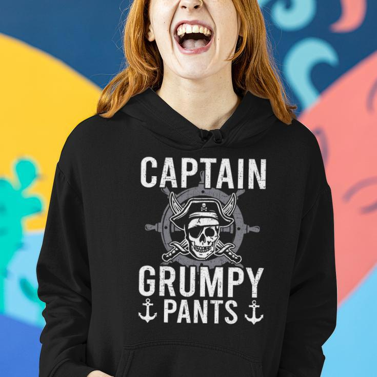 Pontoon Captain Grumpy Pants Pontooning Women Hoodie Gifts for Her