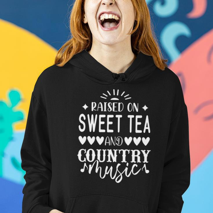 Raised On Sweet Tea And Country Musiccountry Music Women Hoodie Gifts for Her