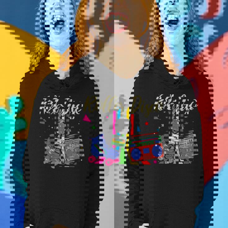 Retro Roller Skating Roller Disco Roller Skates Skating Women Hoodie Gifts for Her