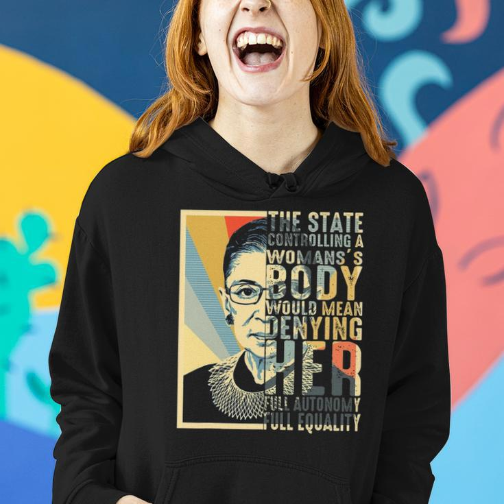 Ruth Bader Ginsburg My Body My Choice Rbgfor Women Women Hoodie Gifts for Her