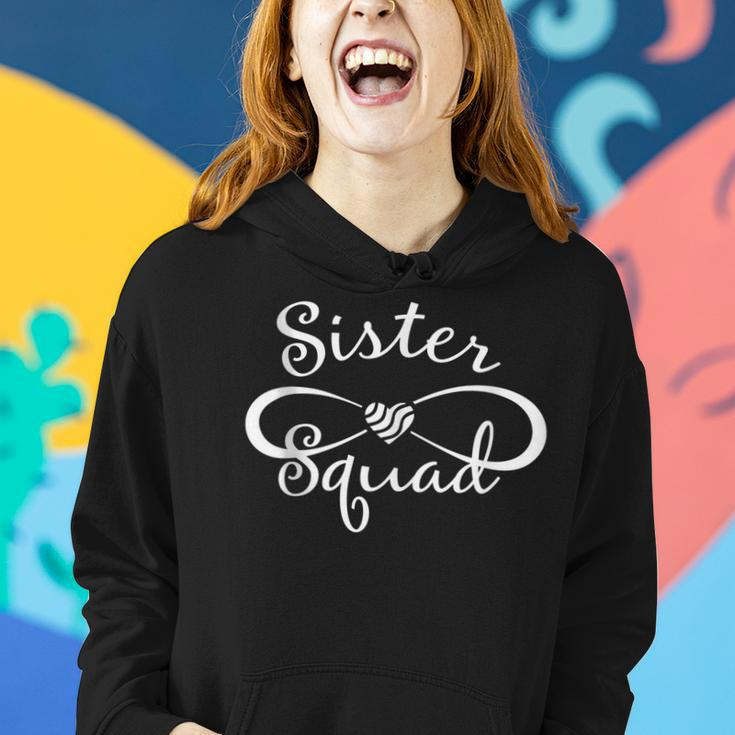 Sister Squad Funny Sister Birthday Party Gift Women Hoodie Gifts for Her