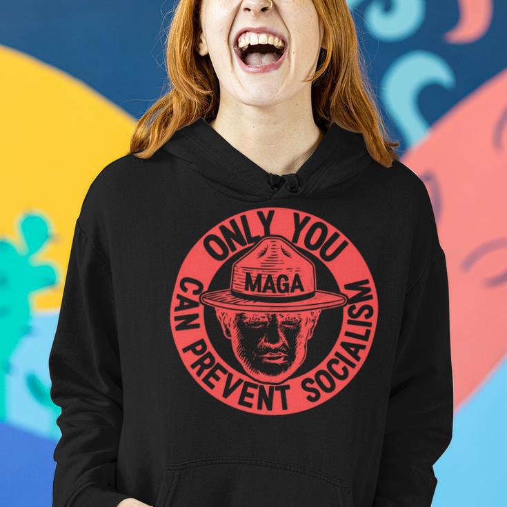 Ultra Maga 2024 Only You Can Prevent Socialism We The People 1776 2022 Red Women Hoodie Gifts for Her