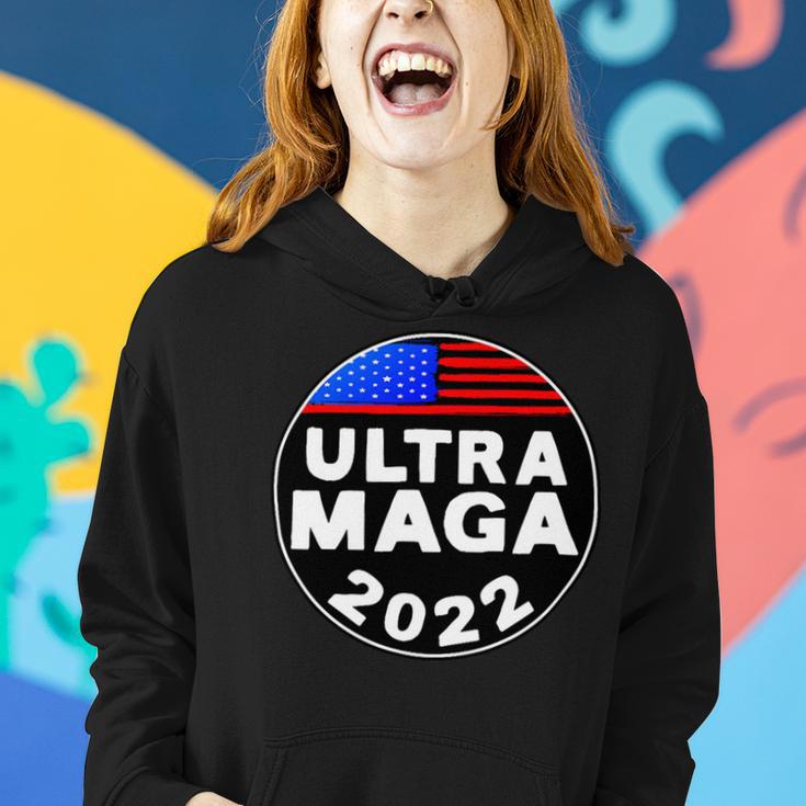 Ultra Maga Donald Trump Joe Biden America Women Hoodie Gifts for Her