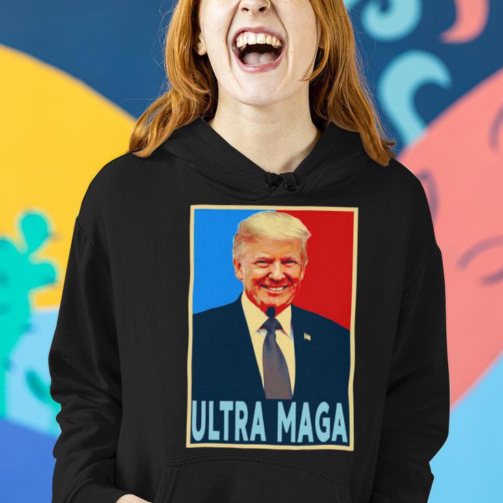 Ultra Maga President Donald Trump Gift Women Hoodie Gifts for Her