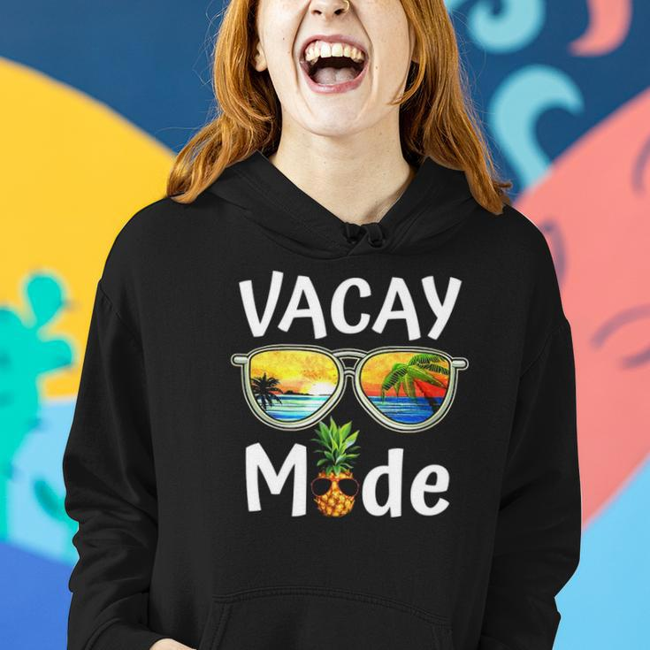 Vacay Mode Family Vacation Summer Sunglasses Beach Pineapple Women Hoodie Gifts for Her