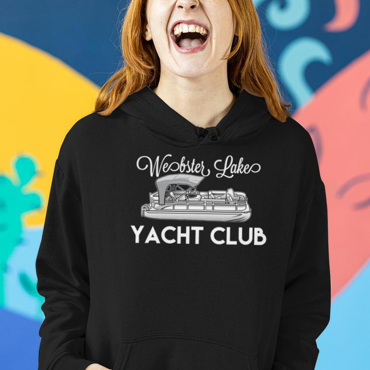 Webster Lake Yacht Club Pontoon Boat Women Hoodie Gifts for Her