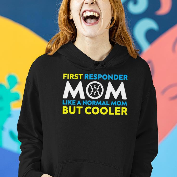Womens First Responder Mom Gift Police Firefighter Nurse Women Hoodie Gifts for Her