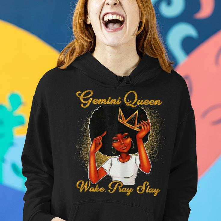Womens Gemini Queens Are Born In May 21 - June 21 Birthday Women Hoodie Gifts for Her