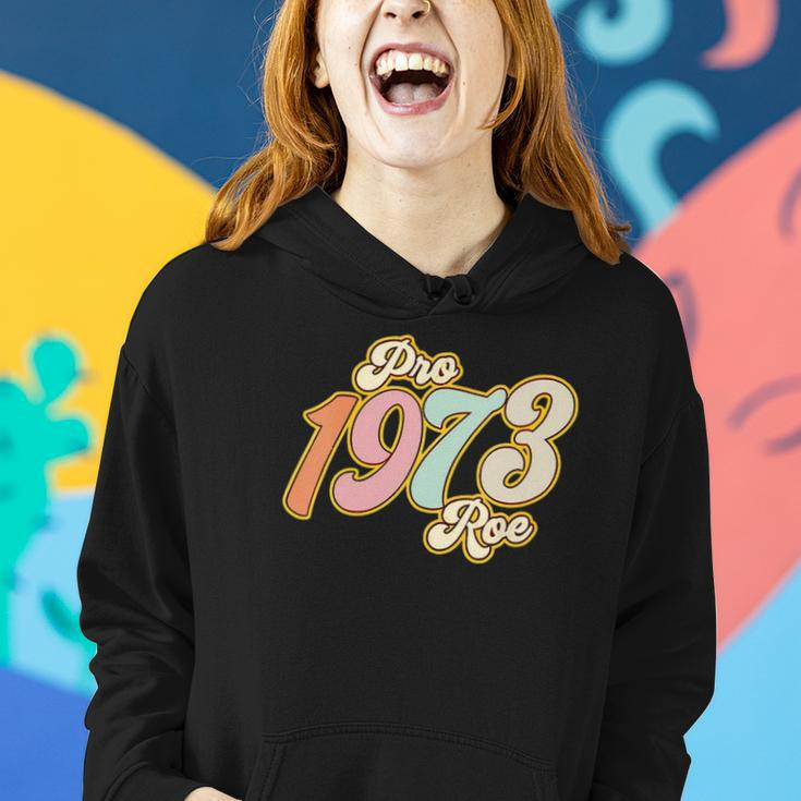 Womens Pro 1973 Roe Mind Your Own Uterus Retro Groovy Womens Women Hoodie Gifts for Her