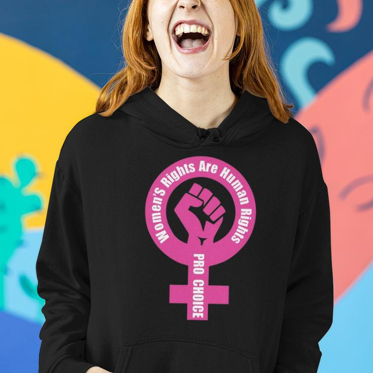 Womens Rights Are Human Rights Pro Choice Women Hoodie Gifts for Her