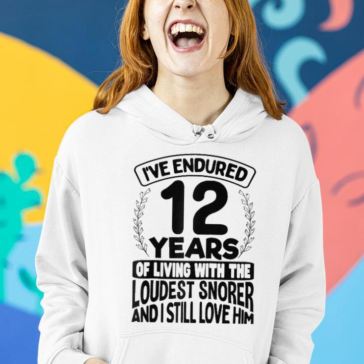 12Th Wedding Anniversary Gifts For Her 12 Years Of Marriage Raglan Baseball Tee Women Hoodie Gifts for Her